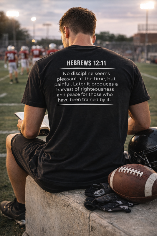 Faith Fuels Christian Shirt – Hebrews 12:11 Discipline Verse Tee