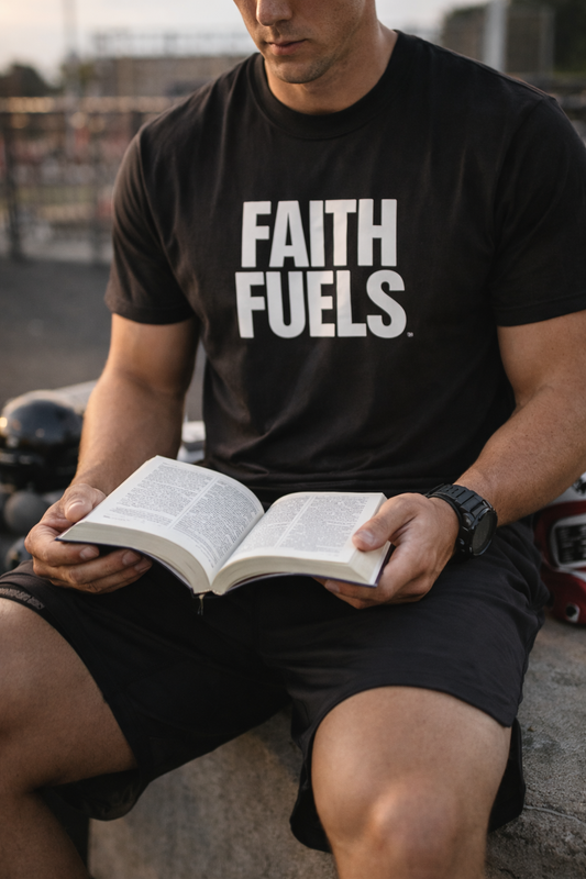 Faith Fuels Christian Shirt – Hebrews 12:11 Discipline Verse Tee
