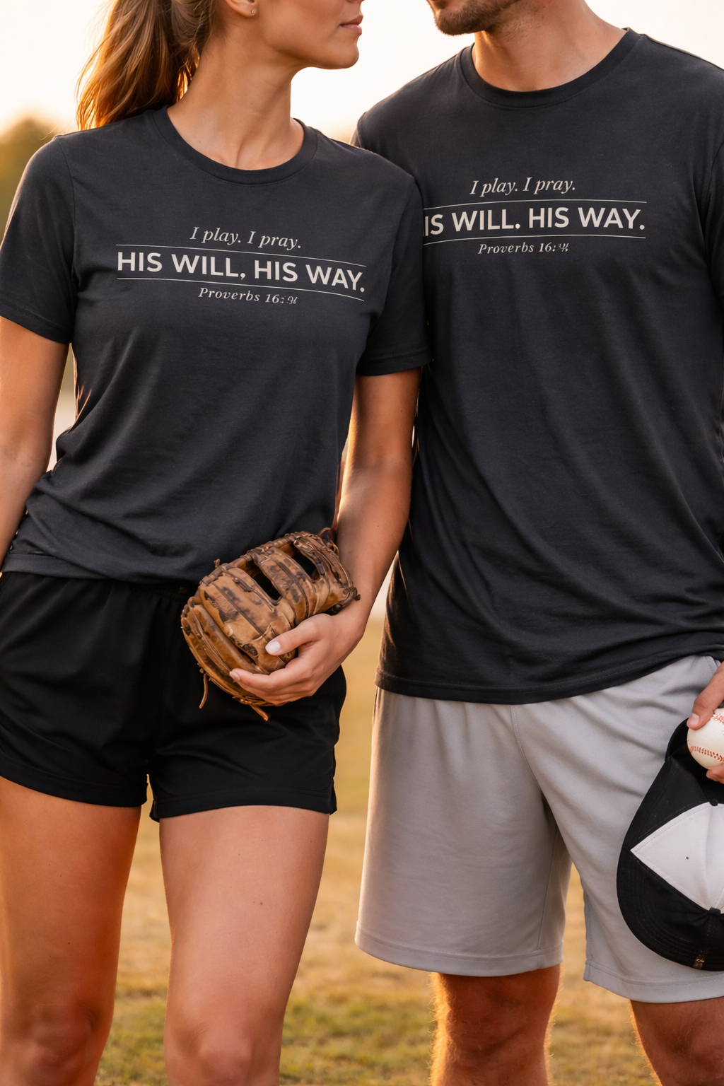 His Will His Way Christian Athletic Shirt – Faith Tee
