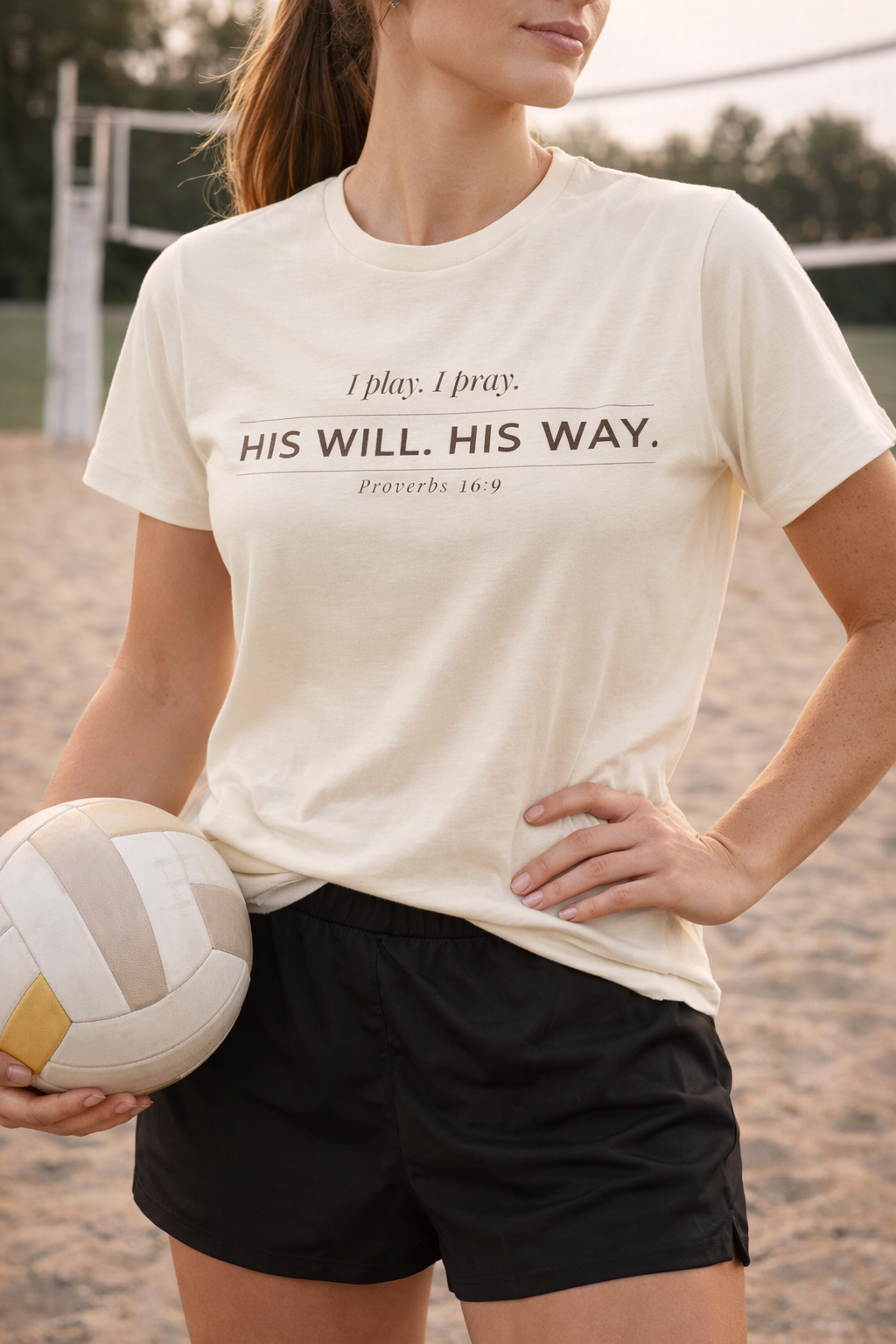 His Will His Way Christian Athletic Shirt – Faith Tee